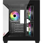 Компьютерный корпус Bloody CC-121 черный без БП mATX 7x120мм 1xUSB 2.0 1xUSB 3.0 audio, фото10