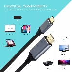 Кабель USB3.1 CM-HDMI 1.8M CU423MC-1.8M VCOM, фото10