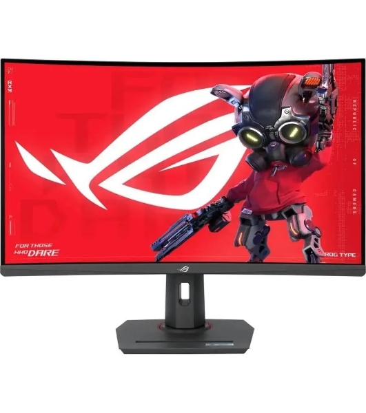 Монитор 31.5' ASUS ROG Strix XG32WCS черный VA 2560x1440, 180 Гц, 1 мс, 16:9, 400 кд/м2, 1xHDMI, 1xDP, 1xUSB-C, изогнутый