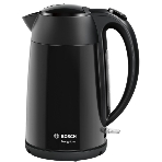 Электрочайник Bosch TWK3P423 черный, 1.7 л, 2400 Вт, скрытый нагревательный элемент, фото 1