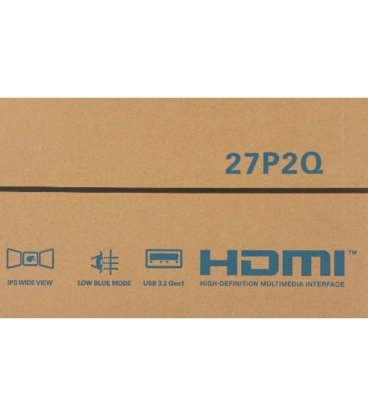 Монитор 27' AOC 27P2Q IPS 1920x1080, 75 Гц, 4 мс, 16:9, 250 кд/м2, 1хDVI, 1хDP, 1xHDMI, 1xVGA, 1x3.5 мм, черный