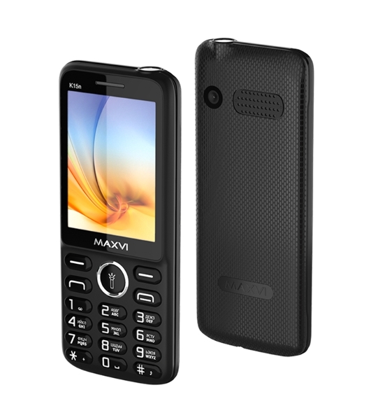 Мобильный телефон Maxvi K15n черный