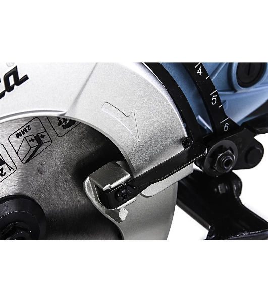 Пилы электрические дисковые, торцовочные Makita 5477NB Пила диск гипоидная , 1800Вт,4500об\м,диск-ф185х15.8мм,рез-60мм,6.5кг,кор,наклон-45гр