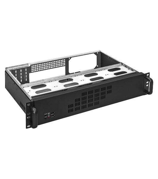 Корпус Procase 2U300-04 (2U Rack server case, черный, без блока питания(PS/2), глубина 300мм, MB 9.6'x9.6' 4HDD)