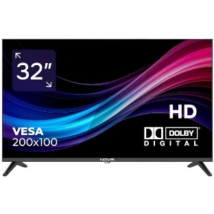 Телевизор NOVIS 32' NTV-H3206T черный DLED HD 60Hz
