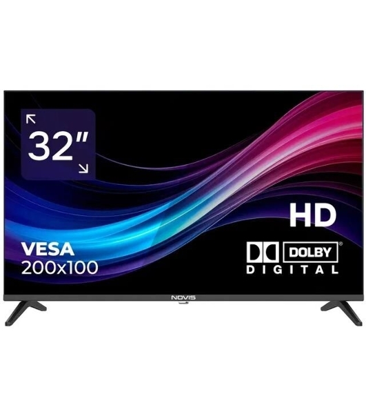 Телевизор NOVIS 32' NTV-H3206T черный DLED HD 60Hz
