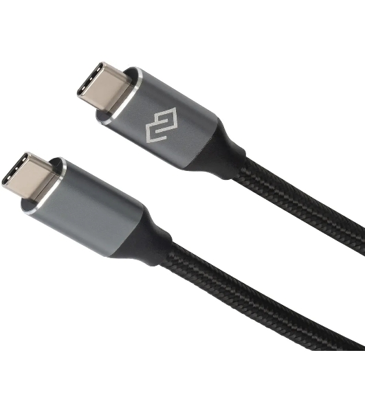 Кабель Digma D-Type-C-USB3.2-3m D-TYPE-C-USB3.2-100W-4K-3M 3м черный