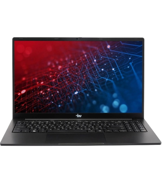 Ноутбук IRU Strato 15ALID5 Core i3 1315U 8Gb SSD256Gb Intel UHD Graphics 15.6' IPS FHD (1920x1080) Windows 11 Pro black WiFi BT Cam 6000mAh (2150069)