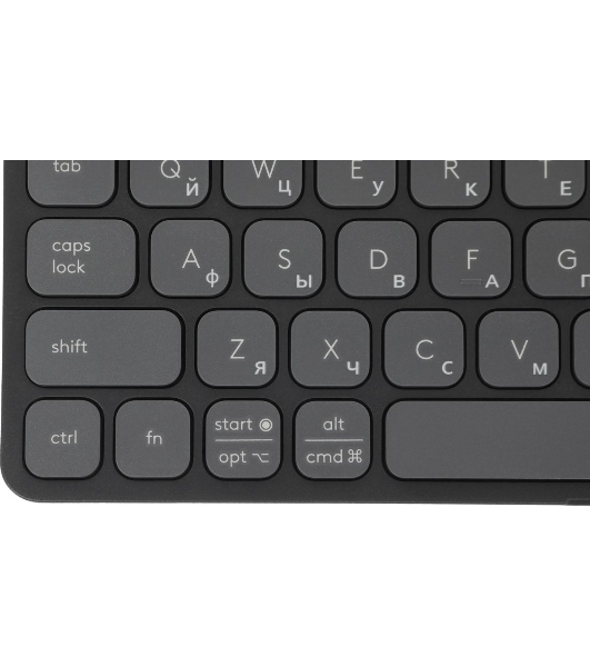 Клавиатура Logitech Keys to Go 2 беспроводная, Bluetooth, серый