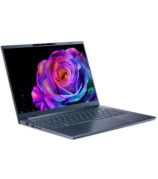 Ноутбук Acer Swift Go 14 AI SFG14-75-746M Intel Core Ultra 7 258V/32Gb/SSD1Tb/14'/OLED/WUXGA/1920x1200/60Hz/NoOS/Blue/1.25kg (NX.JNBCD.009)