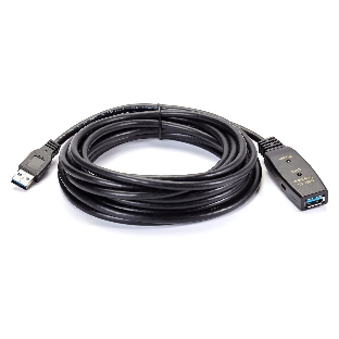 Кабель-адаптер USB3.0-repeater Aopen, удлинительный активный Am-->Af 5м QUST/qust ACU827A-5M