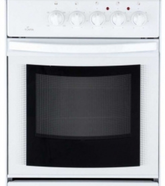 Плита электрическая Flama AE 1402 W белый, конфорок 4 шт, духовка 50 л, 50 см x 85 см x 60 см