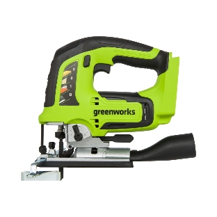 Лобзик электрический аккумуляторный GreenWorks GD24JS, 24V, бесщеточный без АКБ и ЗУ