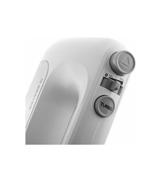 Миксер BRAYER BR1303, 500 Вт, корп.из нерж.стали, 5 режимов, 2 крюка, 2 венчика