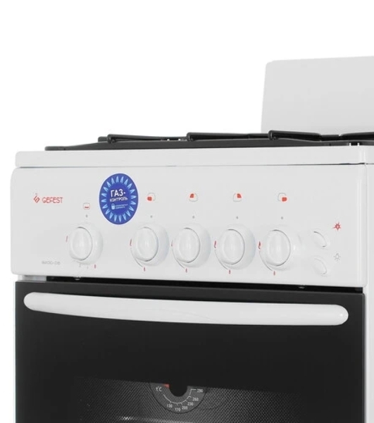 Плита газовая Gefest ПГ 3200-06 К35 белый, конфорок 4 шт, духовка 42 л, 50 см x 85 см x 53 см