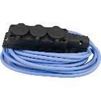Удлинитель морозостойкий Gembird PC-3GF-R-10(IP) черный/синий, 10 м, 3 розетки, 3500 Вт, фото4