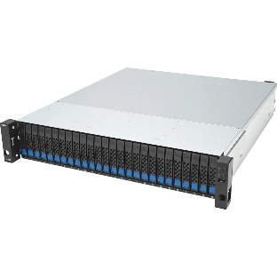 Серверная платформа ASUS VS320D-RS26-D1712106Z, 2U, Intel Xeon 64-bit 4-core, 4x DDR4 ECC DIMM, 26 x 2.5' SATA/SAS hsb, 1x 1GbE RJ45 LAN Port, 2x 12Gb/s SAS Wide Port, 1+1 850W