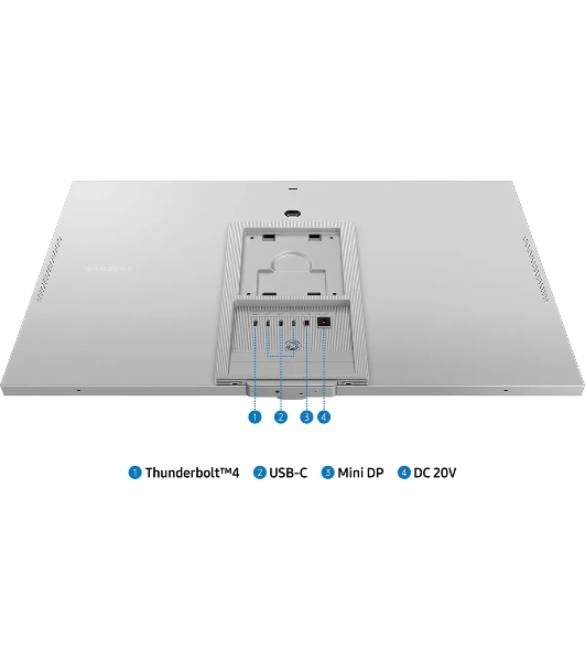 Монитор 27' Samsung ViewFinity S9 S27C902PAI IPS 5120x2880, 60 Гц, 5 мс, 16:9, 600 кд/м2, Thunderbolt, mini DP, 3xUSB 3.0, серебристый