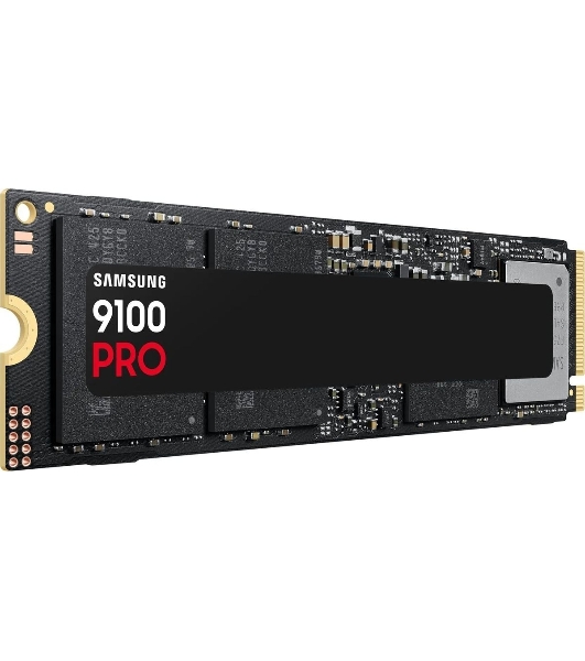 Накопитель SSD 4Tb Samsung 9100 PRO, M.2, PCI-E 5.0 x4, TLC 3D NAND R/W - 14800/13400 Mb/s