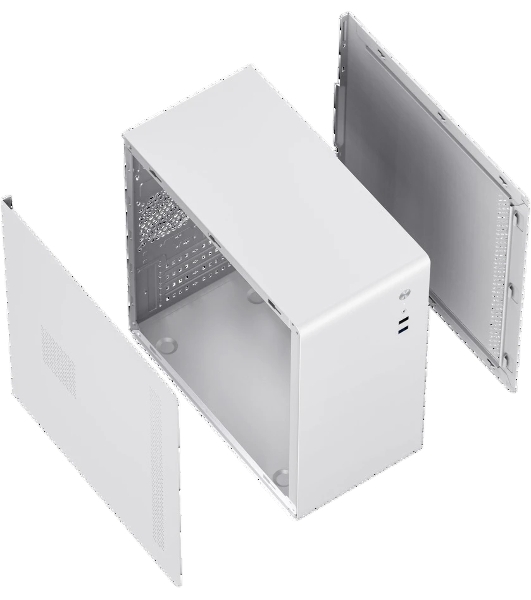 Компьютерный корпус с блоком питания 450Вт./Case Foxline FL-719W-FZ450R-U31, mATX case, белый, w/PSU 450W 12cm, w/1xUSB 2.0, w/1xUSB 3.0, w/1xCombo Audio, w/pwr cord, w/o FAN