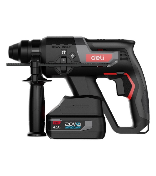 Перфоратор Deli DE-DC20-2D4, SDS-plus, 20 В, 2 Дж, от аккумулятора