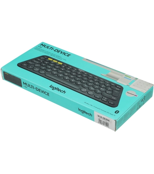 Клавиатура Logitech K380 беспроводная, Bluetooth, серый