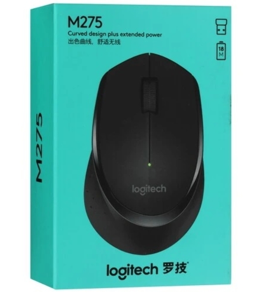 Мышь беспроводная Logitech M275 синий 910-004427
