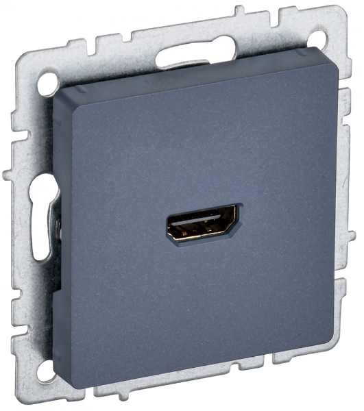 Розетка HDMI IEK BRITE РHDMI-0-БрМ маренго