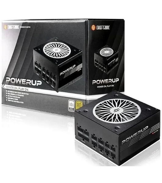 Блок питания Chieftec GPX-750FC, 750Вт, 80 PLUS Gold, 120мм, модульный, черный