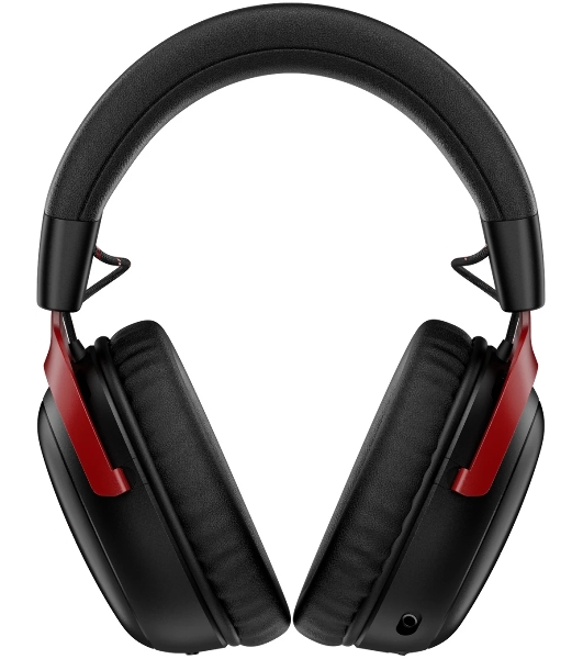 Гарнитура HyperX Cloud III S Wireless чёрный/красный, беспроводная, радиоканал, до 120 ч, съёмный микрофон, совместимость с PS5