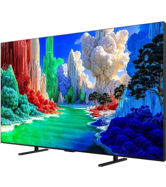 Телевизор TCL 75' 75A400, черный, QLED, 3840x2160 4K Ultra HD, 144 Гц, Google TV, 3 ГБ/32 ГБ