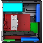 Компьютерный корпус с блоком питания 450Вт./Case Foxline FL-719W-FZ450R-U31, mATX case, белый, w/PSU 450W 12cm, w/1xUSB 2.0, w/1xUSB 3.0, w/1xCombo Audio, w/pwr cord, w/o FAN, фото3