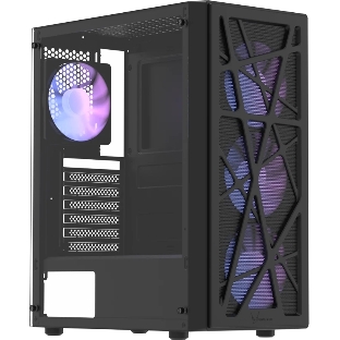 Корпус Formula Mana AR V2 Black, Midi-Tower, чёрный, 3 x 120 мм