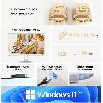 Моноблок Acer Gadget E10 ERAIO 23.8' Full HD Ryzen 7 6800H (3.2) 16Gb SSD512Gb 680M Windows 11 Pro GbitEth WiFi BT 120W клавиатура мышь Cam белый/серебристый 1920x1080, фото2