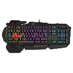 Клавиатура проводная A4Tech Bloody B310N черный USB Multimedia for gamer LED (подставка для запястий) (B310N), фото 1