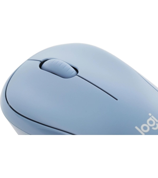 Мышь беспроводная Logitech M221 голубой, 1000 dpi, радиоканал, USB, кнопки - 3