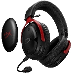 Гарнитура HyperX Cloud III S Wireless чёрный/красный, беспроводная, радиоканал, до 120 ч, съёмный микрофон, совместимость с PS5, фото 1