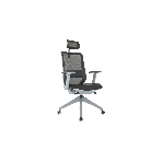 Кресло руководителя Бюрократ MC-G611NL-H черный Elastic-102 с подголов. крестов. 4-луч. пластик пластик серый, фото6