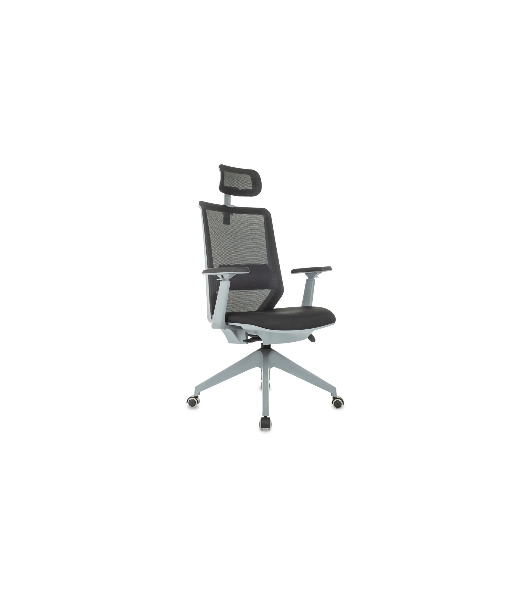 Кресло руководителя Бюрократ MC-G611NL-H черный Elastic-102 с подголов. крестов. 4-луч. пластик пластик серый