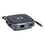 Многофункциональная док-станция Intrend ITACS-9W Type-C с беспроводной зарядкой 3 встроенных высокоскоростных USB 3.0, встроенный высокоскоростной TF и SD карт ридер, разъем RJ-45 для подключения к локальной сети HDMI 4K/30Hz, 60W Power Delivery порт,, фото13