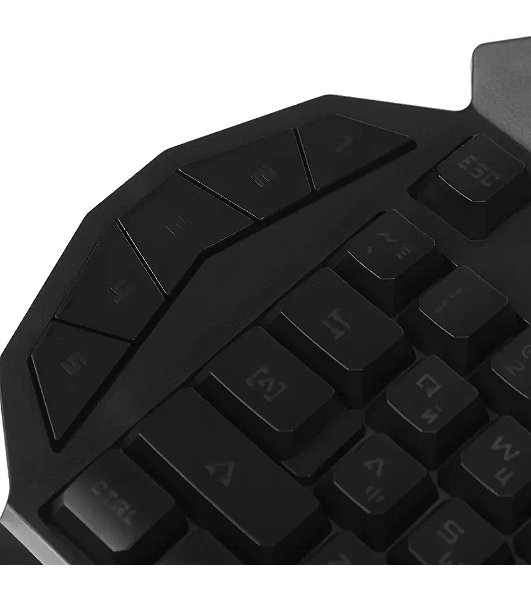 Клавиатура проводная A4Tech Bloody B310N черный USB Multimedia for gamer LED (подставка для запястий) (B310N)