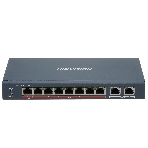 Коммутатор Hikvision DS-3E0310HP-E(C), 8×100 Мбит/с PoE + 2×1 Гбит/с, неуправляемый, фото2
