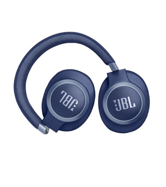 Беспроводные/проводные наушники JBL Live 770NC синий, полноразмерные, Bluetooth 5.3 + проводной, адаптивное шумоподавление, до 65 ч