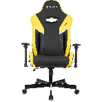 Кресло игровое Knight Thunder 5X черный/желтый эко.кожа крестов. металл, фото17
