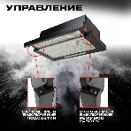 Вытяжка кухонная Eltronic телескопическая (77-13) черная, фото12