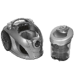 Пылесос Eurostek EVC-3011 серебристый/серый, 400/2600 Вт, уборка сухая, пылесборник контейнер 2.5 л, фото9