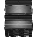 Кулер для процессора SAMA A60B черный, 2x120 мм, алюминий/медь, 800-2200 об/мин, 29 дБ, 4 pin PWM, 265 Вт, высота 156.5 мм, фото3