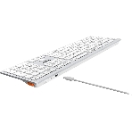 Клавиатура беспроводная A4Tech Fstyler FBX50C, USB, Bluetooth/Радиоканал, белый, фото3