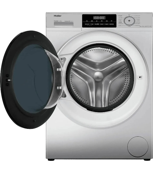 Стиральная машина Haier HWD70-BP14929S серебристый, загрузка фронтальная 7 кг, 4 кг - сушка, 1400 об/мин, класс: B