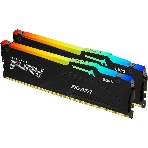 Оперативная память Kingston Fury Beast, DDR5, 64Gb (2x32Gb), 6000MHz, CL30, DIMM, с радиатором, RGb, черный, фото3